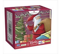 Busy Santa Mini Charity Christmas Cards, Assorted, 4 Designs