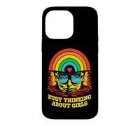 Busy Thinking About Girls Gay Pride Lesbian Rainbow Woman Case for iPhone 14 Pro Max