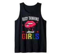 Busy Thinking About Girls Tank Top