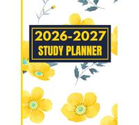 Busy Woman’s Study Planner 2026-2027 - Daily Weekly Monthly: Plan Daily Tasks, Weekly Goals & Learning Sessions