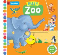 Busy Zoo: A Push, Pull, Slide Book (Campbell Busy Books, 14)