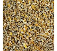 BusyBeaks Chicken Corn Extra | Premium Grade Poultry Feed | Nutritious Oyster Shell, Layers Pellets, Fibre Wheat & Split Maize | High Energy, Protein-Rich Food Mix | Perfect Year-Round Seed (15kg)
