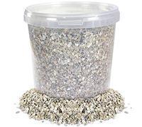 BusyBeaks Hen Sized Oyster Shell | Premium High in Calcium Poultry Grit | Enhances Strong Bones Digestion System and Quality of Eggs | Chicken Hen Animal Wildlife Mixture | Natural Food Mix (2.5L Tub)