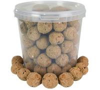 BusyBeaks Suet Fat Balls | Premium Garden Wild Bird Food | Enhanced Year-Round Formula | Naturally Blended High in Energy & Protein-Rich Feed | Full