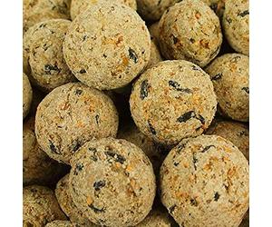 BusyBeaks Suet Fat Balls | Premium Garden Wild Bird Food | Enhanced Year-Round Formula | Naturally Blended High in Energy & Protein-Rich Feed | Full of Fresh Nutritious Fat Fibre & Moisture (300 Pack)