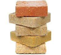 BusyBeaks Suet Fat Blocks | Premium Grade Garden Wild Bird Food | Enhanced Formula | Naturally Blended High in Energy & Protein-Rich Feed | Full of Nutritious Fat Fibre & Moisture (Mixed, 10)