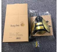 busybee 2 x Large Metal Bee Garden Wall Art Ornament Garden wall art deco