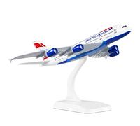 Busyflies 1/300 Scale British Airways Airbus 380 Model Plane Alloy Diecast Airplane Model Aircraft Kits for Collection and Gift