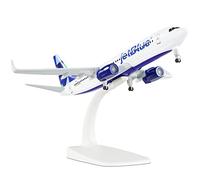 Busyflies 1/300 Scale Model Aircraft American Jetblue Boeing 737 Model Plane Alloy Diecast Planes