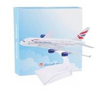 Busyflies 1/400 Scale Compatible British Airways A380 Airplane Model Alloy Diecast Plane for Collection