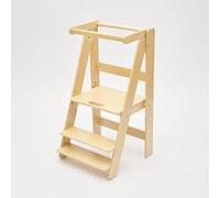 BusyKids Montessori Learning Tower Foldable Toddler Step Stool Kitchen Helper Step Stool for Kids