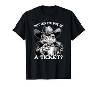 But Did You Put in A Ticket Sarcasm Tech Support Office IT Value Graphic T-Shirt, Men, Black, M