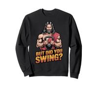 But Did You Swing God Christian Faith Bible Verse Kettlebell Sweatshirt