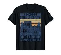 But Farming is Importanter Farmer Tractor Funny Farm Boys Value Graphic T-Shirt