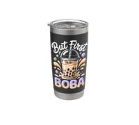 But First Boba Bubble Tea Boba Lover Milk Tea Stainless Steel Insulated Tumbler