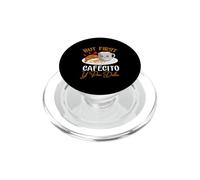 But First Cafecito Y Pan-Dulce Concha Mexican Coffee Lover PopSockets PopGrip for MagSafe