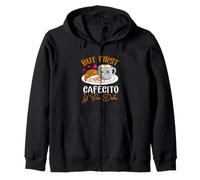 But First Cafecito Y Pan-Dulce Concha Mexican Coffee Lover Zip Hoodie