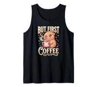 But First Coffee Cute Capybara Tank Top