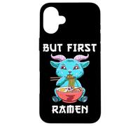But First Ramen Baphomet Anime Noodle Soup Case for iPhone 16 Plus