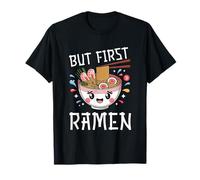 But First Ramen Japanese Noodles Bowl Manga Otaku Neko T-Shirt
