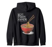 But First Ramen Noodle Lover Funny Asian Food Zip Hoodie