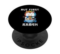 But First Ramen Ramen Unicorn Kawaii Anime PopSockets Adhesive PopGrip