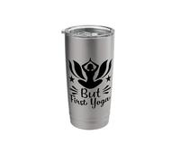 But First Yoga Meditation Morning Lotus Pose Stainless Steel Insulated Tumbler
