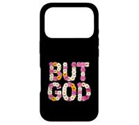 But God Flora Letter Christian Shirts For Women Of Faith Case for iPhone 17 Pro