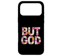 But God Flora Letter Christian Shirts For Women Of Faith Case for iPhone 17 Pro Max