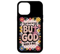 But God Pink Christian Floral Bow Teen Girls Scripture Woman Case for iPhone 12 Pro Max