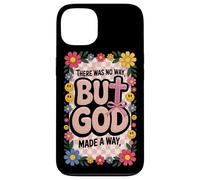 But God Pink Christian Floral Bow Teen Girls Scripture Woman Case for iPhone 13