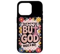 But God Pink Christian Floral Bow Teen Girls Scripture Woman Case for iPhone 16 Pro