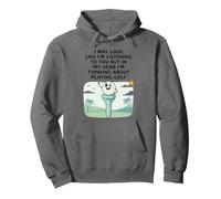 But In My Head I'm Thinking About Playing Golf, Golfing Pullover Hoodie