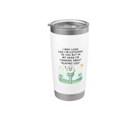 But in My Head I'm Thinking About Playing Golf, Golfing Stainless Steel Insulated Tumbler