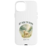 But Now I’m Found Luke 15:10 Watercolor Lamb Christian Case for iPhone 15 Plus