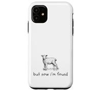 But Now I'm Found Lamb Sheep Minimalistic Christian Tee Case for iPhone 11