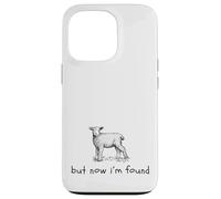 But Now I'm Found Lamb Sheep Minimalistic Christian Tee Case for iPhone 13 Pro