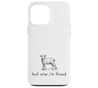 But Now I'm Found Lamb Sheep Minimalistic Christian Tee Case for iPhone 13 Pro Max