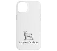 But Now I'm Found Lamb Sheep Minimalistic Christian Tee Case for iPhone 14 Plus