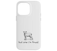 But Now I'm Found Lamb Sheep Minimalistic Christian Tee Case for iPhone 14 Pro Max