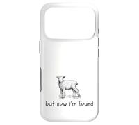 But Now I'm Found Lamb Sheep Minimalistic Christian Tee Case for iPhone 17 Pro