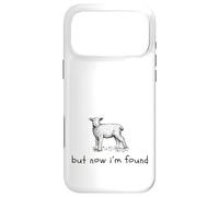 But Now I'm Found Lamb Sheep Minimalistic Christian Tee Case for iPhone 17 Pro Max