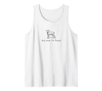 But Now I'm Found Lamb Sheep Minimalistic Christian Tee Tank Top