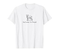 But Now I'm Found Lamb Sheep Minimalistic Christian Tee Value Graphic T-Shirt, Men, White, M