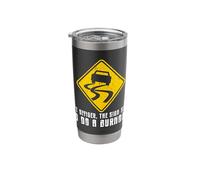 But Officer The Sign Said Do A Burnout Car Guy Drifting Stainless Steel Insulated Tumbler
