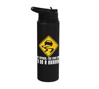 But Officer The Sign Said Do A Burnout Car Guy Drifting Stainless Steel Insulated Water Bottle