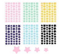 But Oswetf 6 Sheets/306 Pcs Star Pimple Patches, Spot Patches, 6 Colors Hydrocolloid Acne Patches Dots for Spots, Spot Stickers for Face Acne Dots, Cute Pimple Stickers (Specification 1)