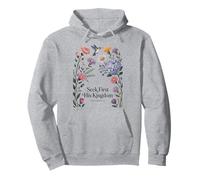 But Seek First His Kingdom Bible Verses Matthew 6:33 Pullover Hoodie