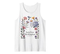 But Seek First His Kingdom Bible Verses Matthew 6:33 Tank Top