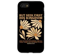 But Seek First His Kingdom Boho Flowers Christian Jesus Case for iPhone SE (2020) / 7/8